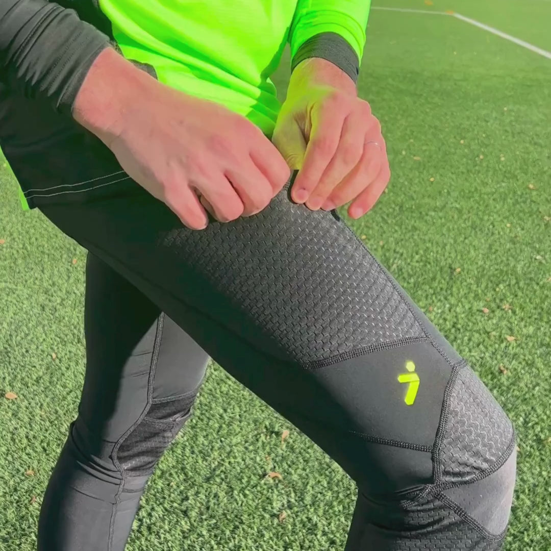 Load video: Bodyshield Turf Burn Leggings